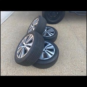 18” wheels + falcon tires (Subaru ascent premium)